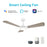 Carro Brisa 52" Ceiling Fan/Remote/Light Kit, White/Wooden - VS523B3-L22-W6-1