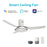 Carro Daffodil 52" Ceiling Fan/Remote/Light Kit, White - VS523V-L12-W1-1-FM