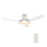 Carro Daffodil 52" Ceiling Fan/Remote/Light Kit, White