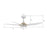 Carro Woodrow 52" 12"H Ceiling Fan/Remote/Light Kit, White