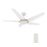 Carro Woodrow 52" 12"H Ceiling Fan/Remote/Light Kit, White