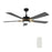 Carro Appleton 52" Ceiling Fan/Remote/Light Kit, Black/Black