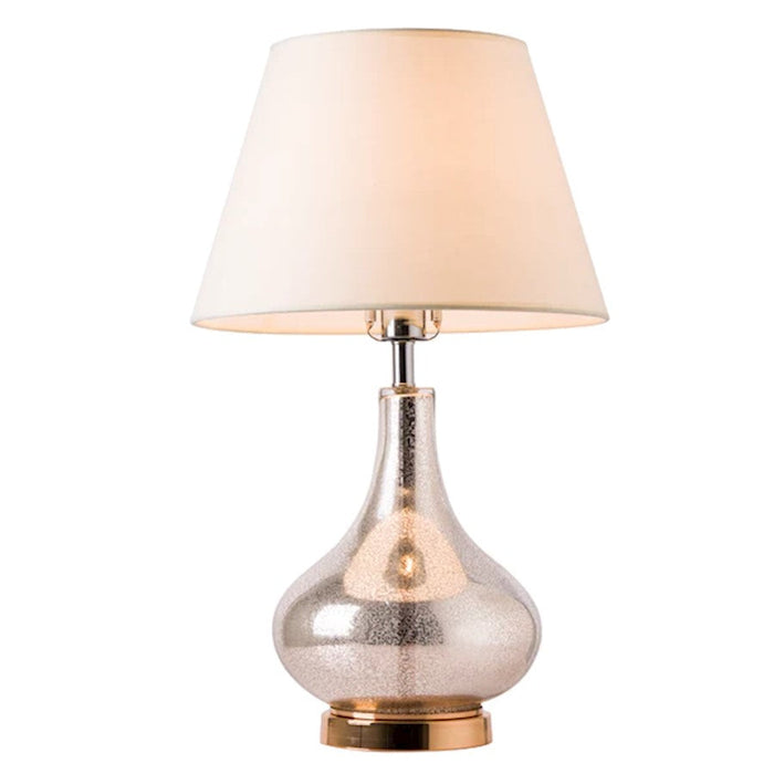 Carro Loto Little 1 Light 24" Table Lamp/Single, Gold Merc/Beige - VT-G24011A2