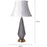 Carro Diamant 1 Light Table Lamp, Set Of 2, Grey/White