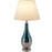 Carro Lola 1 Light 28" Table Lamp/Single, Blue Chrome/Beige - VT-G28011A1