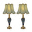 Carro Piatunnia 1 Light 28" Table Lamp, Set of 2, Blue/Green - VT-G28082A2