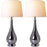 Carro Lola Big 1 Light 30" Table Lamp, Set of 2, Chrome Grey/White - VT-G30012A3