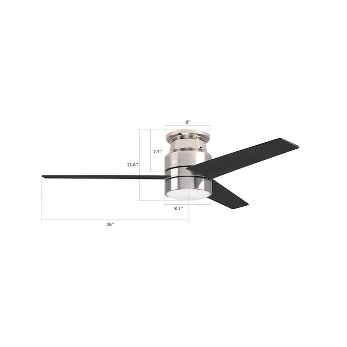 Carro Raiden 52" Ceiling Fan/LED Light Kit