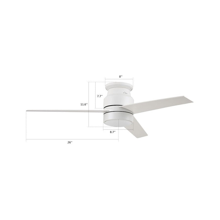 Carro Raiden 52" Ceiling Fan/LED Light Kit