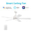 Carro Simoy 52" Ceiling Fan/LED Light Kit, White/Wooden - VWGS-525A2-L11-WN-1