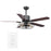 Carro Helston 52" Ceiling Fan/LED Light Kit, BK/Wal/RW - VWGS-525D-L12-B5-1