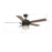 Carro Alexia 52" Ceiling Fan/Wall Control, Bronze/Br Wood