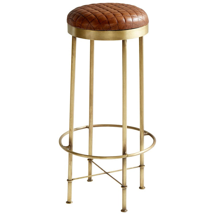 Cyan Design Cambridge Stool, Aged Brass - 10076