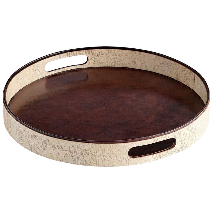 Cyan Design Large Marriot Tray, Beige/Brown - 10183