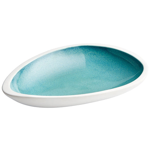 Cyan Design Medium Nice Dream Tray, White/Green - 10260