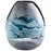 Cyan Design Mescolare 11" Vase, Blue/White - 10462