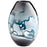 Cyan Design Mescolare 14" Vase, Blue/White - 10463