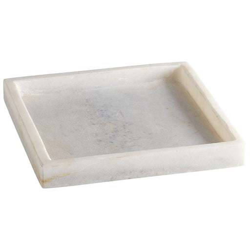 Cyan Design Biancastra 10" Tray, White - 10593