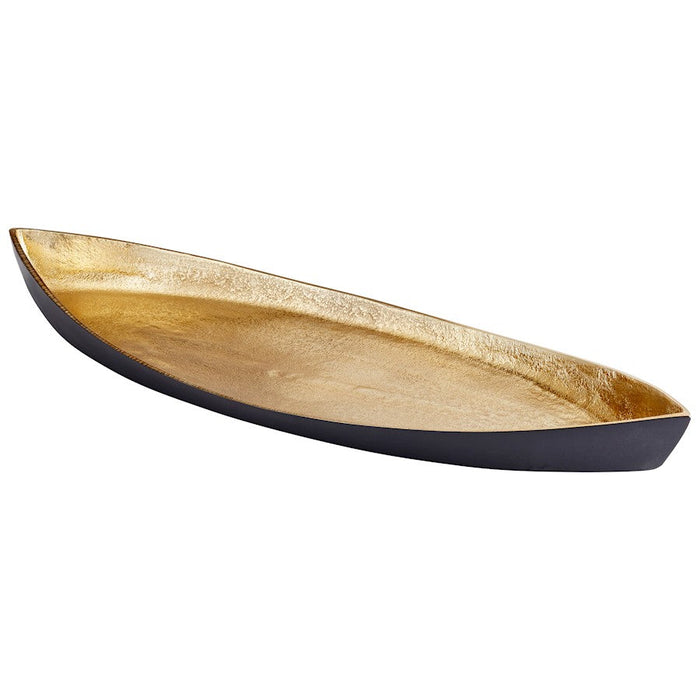 Cyan Design Alumbrar 23" Tray, Matt Black/Gold - 10619