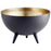 Cyan Design Inca 14" Bowl, Matt Black/Gold - 10637