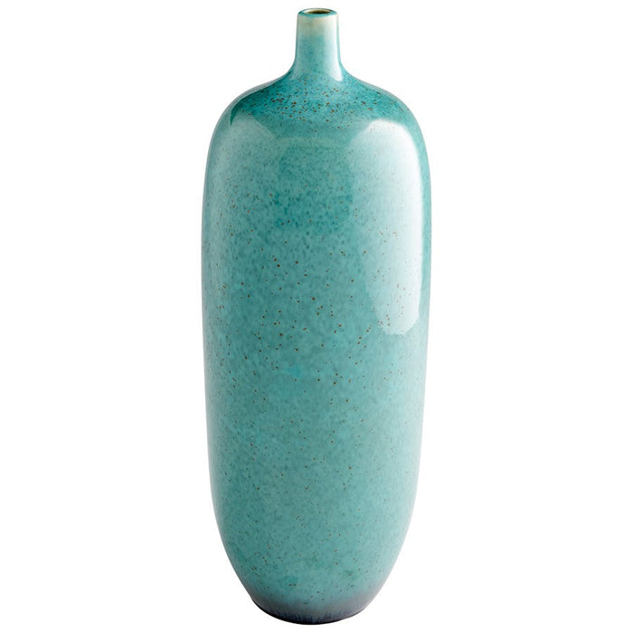 Cyan Design Native Gloss 22" Vase, Turquoise Glaze - 10805