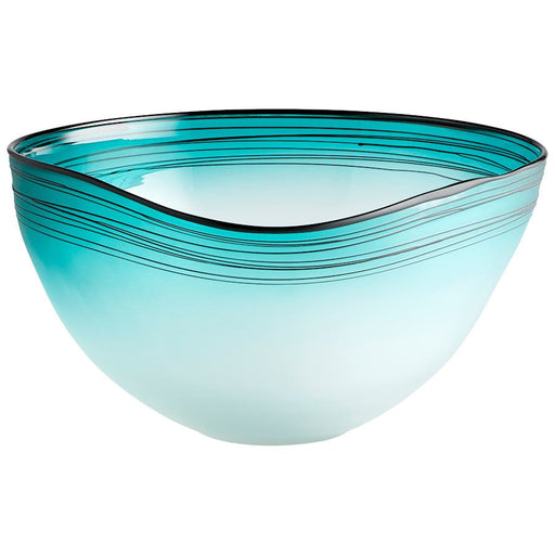 Cyan Design Kapalua Bowl, Blue/White - 10894