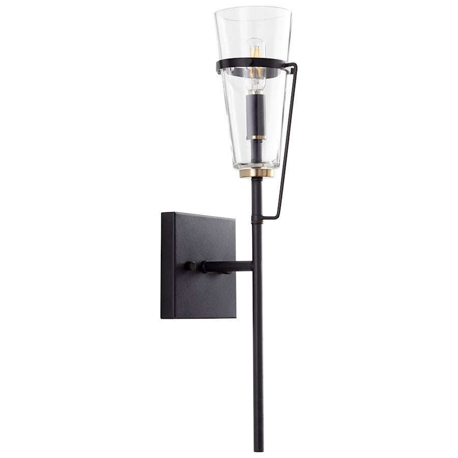 Cyan Design Elroy Wall Mount, Noir/Aged Brass - 10903