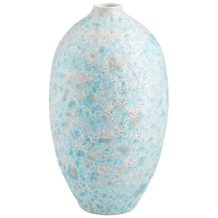 Cyan Design Sumba 16" Vase, Mottled Pale Blue - 10936