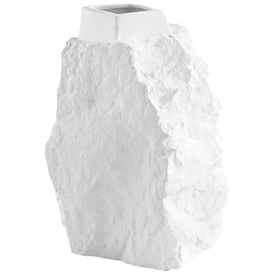 Cyan Design Piedra Vase, White - 10944