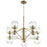 Cyan Design Helios 13" Chandelier, Aged Brass - 10962