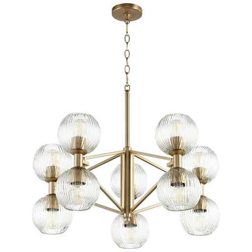 Cyan Design Helios 13" Chandelier, Aged Brass - 10962