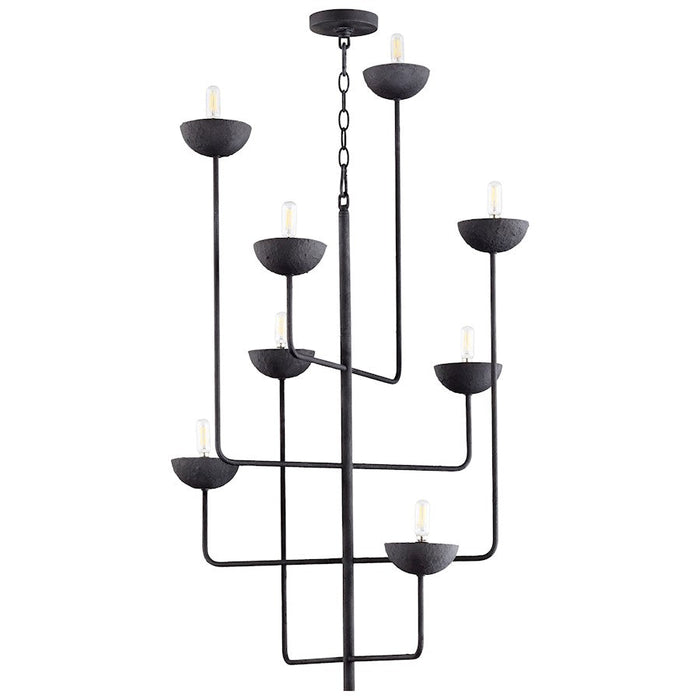 Cyan Design Enoki 8 Light Chandelier, Noir - 10977