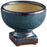 Cyan Design Small Big Sky Planter, Blue Glaze - 11045