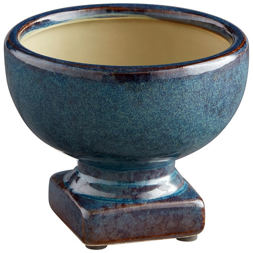 Cyan Design Small Big Sky Planter, Blue Glaze - 11045