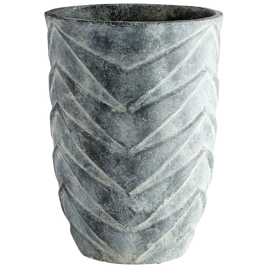 Cyan Design Large Bullard Planter, Pewter Gray - 11061