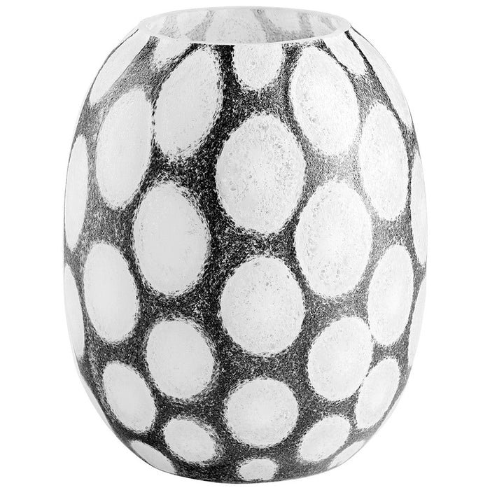 Cyan Design Small Brunson Vase, Brown/White - 11067