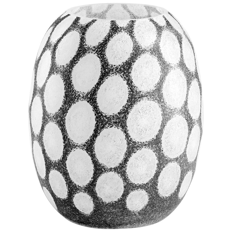 Cyan Design Large Brunson Vase, Brown/White - 11068