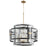 Cyan Design Panorama 20" Chandelier, Noir/Aged Brass - 11118