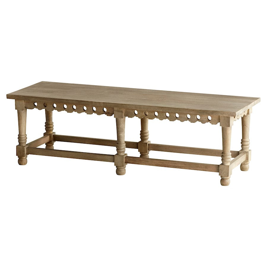 Cyan Design Divano Bench, Weathered Grey - 11167