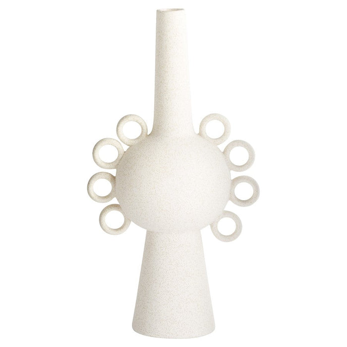 Cyan Design Small Ringlets Vase, White - 11205