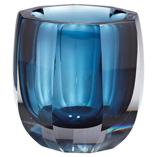 Cyan Design Large Azure Oppulence Vase, Blue/Clear - 11254