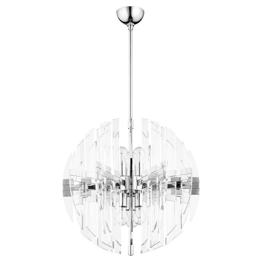 Cyan Design zion 23" 6 Light Sphere, Polished Nickle - 6310-23-62