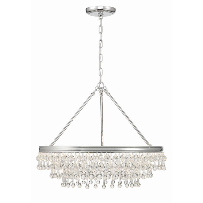 Crystorama Calypso 6 Light Chandelier