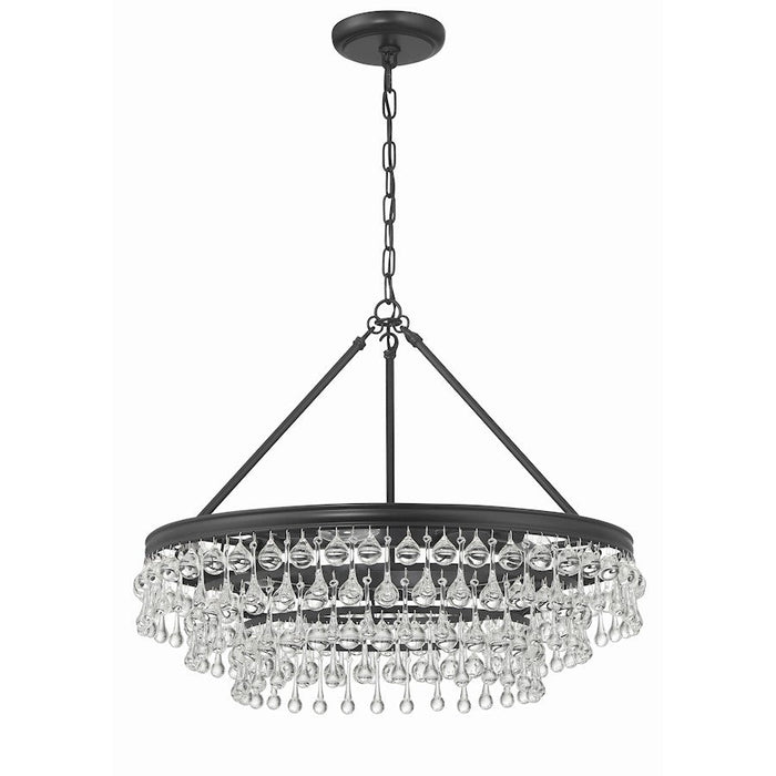 Crystorama Calypso 6 Light Chandelier