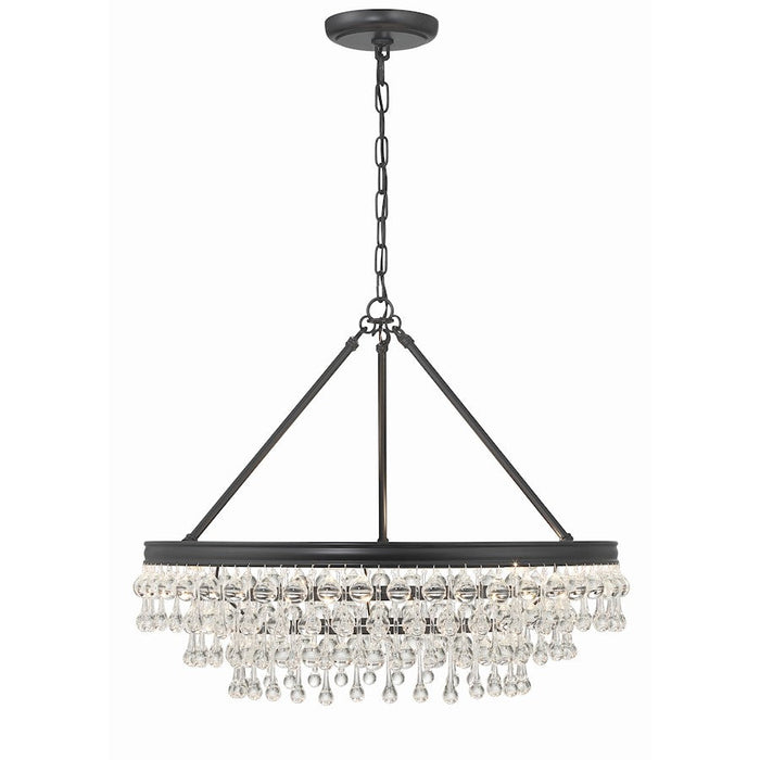 Crystorama Calypso 6 Light Chandelier