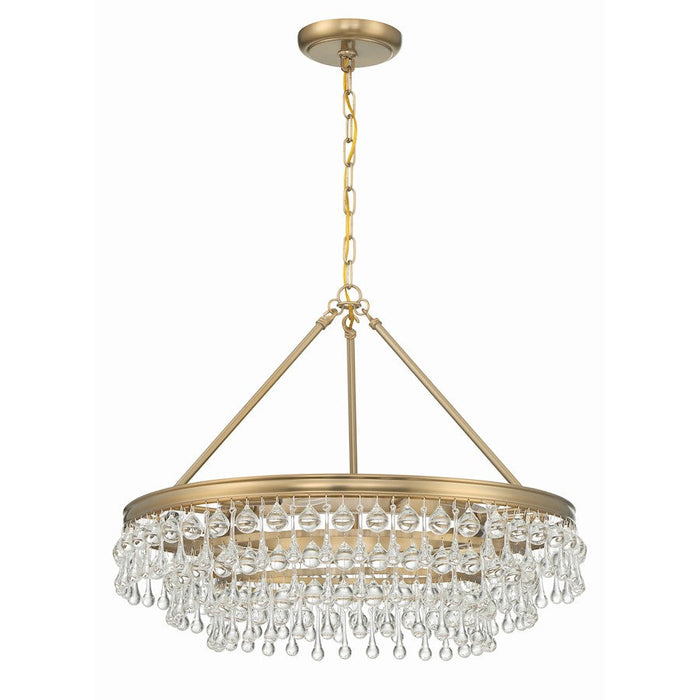 Crystorama Calypso 6 Light Chandelier