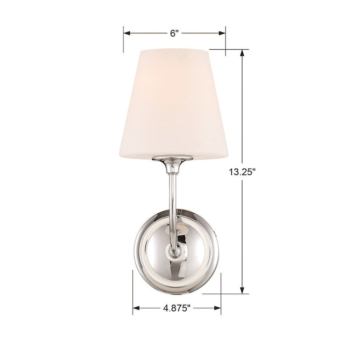 Crystorama Sylvan 1 Light Libby Langdon Wall Mount