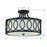 Crystorama Graham 3 Light Ceiling Mount