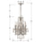 Crystorama Imperial 4-LT Mini Chandelier, Chrome/Italian