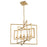 Crystorama Capri Chandelier, Antique Gold